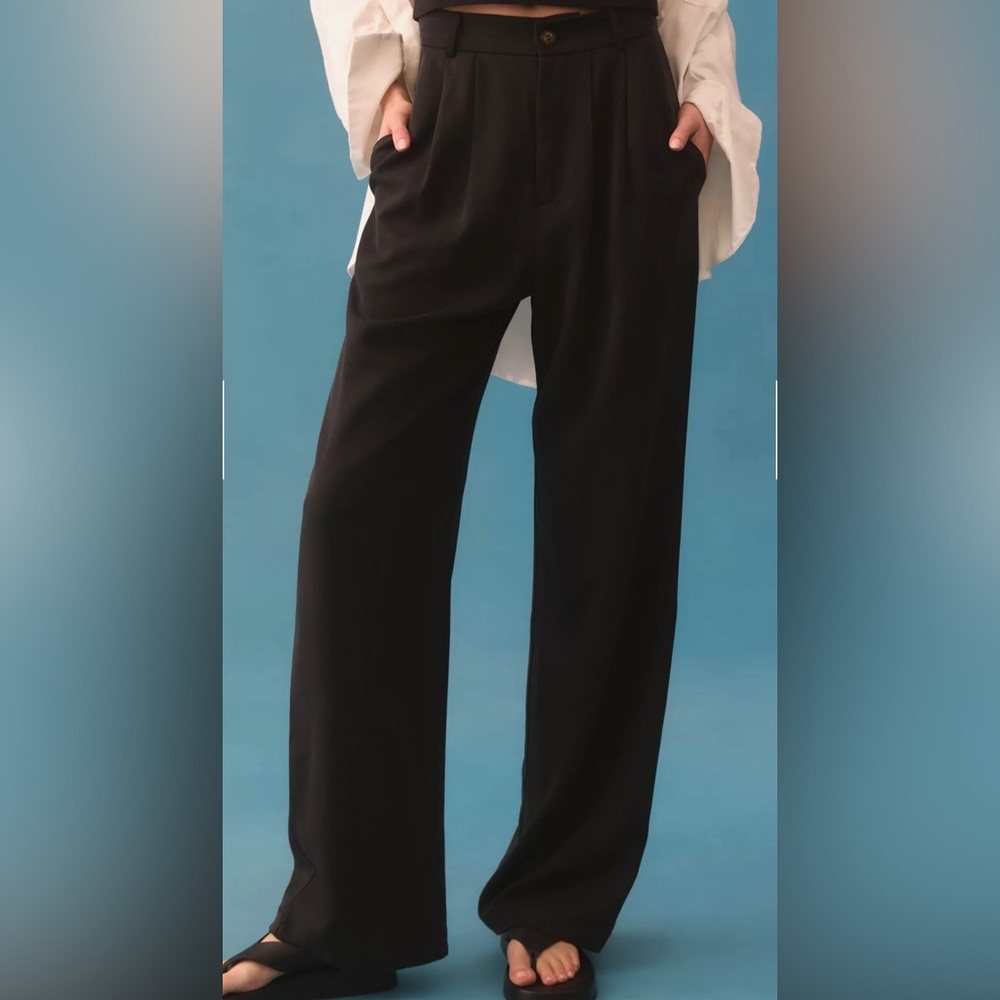 Reformation | Black “Mason” Pant | Size 4